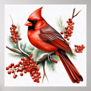 Poster Travesseiro decorativo cardinal