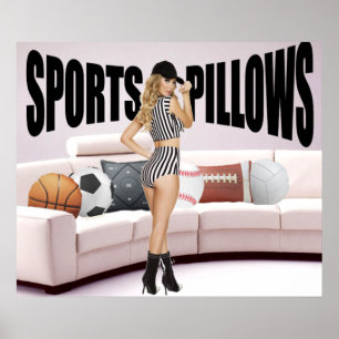 Póster Travesseiros desportivos