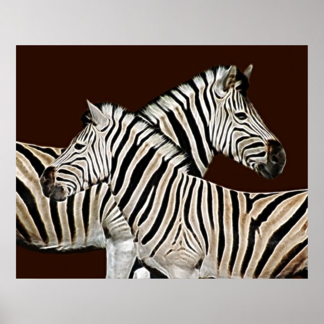 Poster Travessia de zebra (Frente)