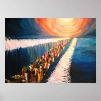 Poster travessia do mar vermelho