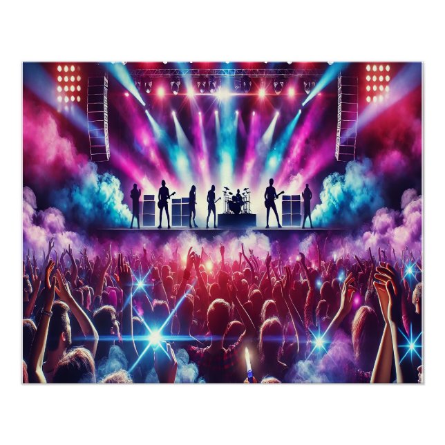 Póster 🎸 trazer a experiência do concerto para a sua tel (Frente)