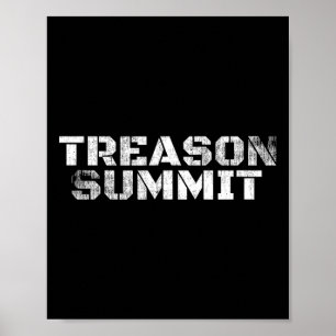 Poster #treasonsummit Impeachment do Presidente Trump 45
