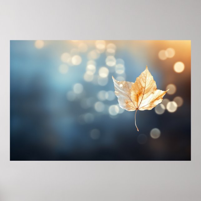 Poster Tree Leaf Forest Nature Serene Tranquil (Frente)