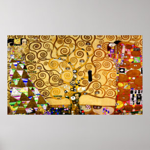 Póster Tree of Life Gustav Klimt Nouveau
