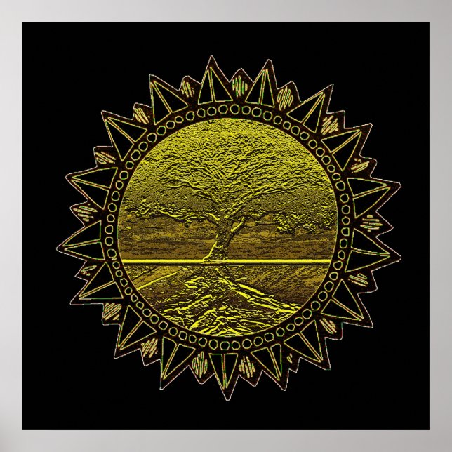 Póster Tree of Life Sun Salutation (Frente)