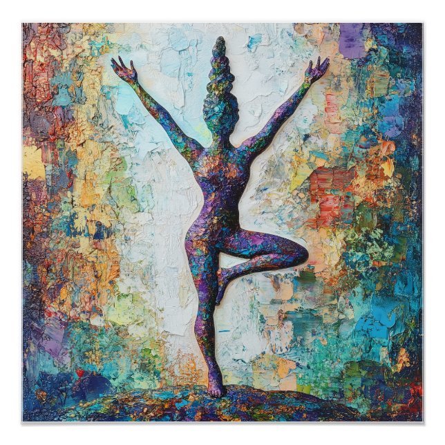 Póster Tree Pose Glossy Poster (Frente)