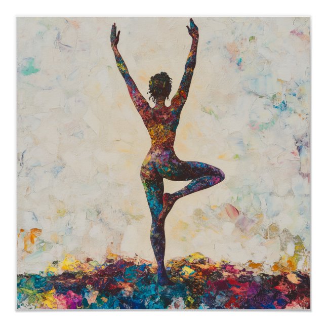 Póster Tree Pose Glossy Poster (Frente)