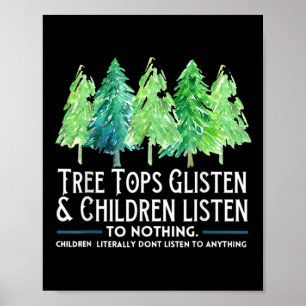Poster TreeTops Ghear E As Crianças Não Ouvem Nada Ch