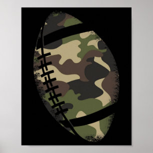 Poster Treinador Camo da Equipe do Gift College da Camufl