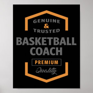 Poster Treinador de Basquete