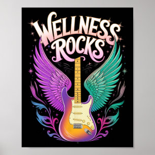 Poster Treinador de Fitness de Ioga Epic Wellness Rocks P
