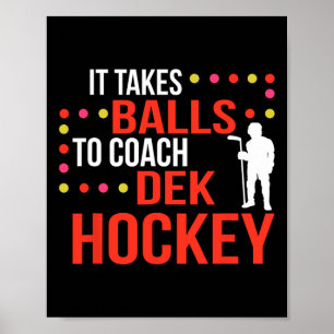 Poster Treinador de Hockey Dek
