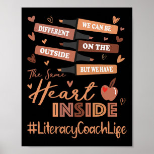 Poster Treinador De Literacia Podemos Ser Diferentes De H