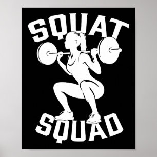 Poster Treinador de Parceiro de Workout ao Quadrado em Qu