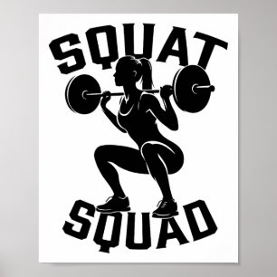 Poster Treinador de Parceiro de Workout ao Quadrado em Qu