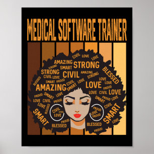 Poster Treinador de Software Médico Poderoso História Neg