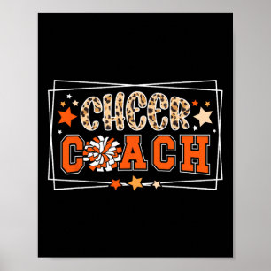 Poster Treinador de Torcida Coach Leopard Treinador de Ch