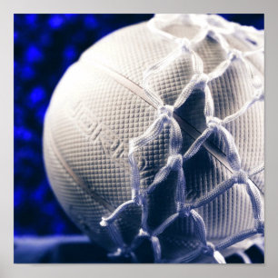 Poster Treinador em Voleibol e Equipe de Rede