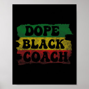 Poster Treinador Negro da Droga História Negra Africana A