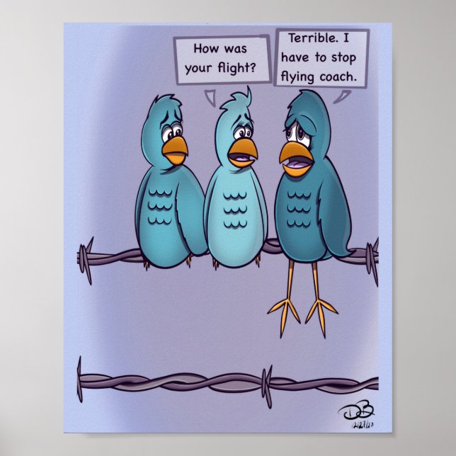 Poster Treinador Voador (Frente)