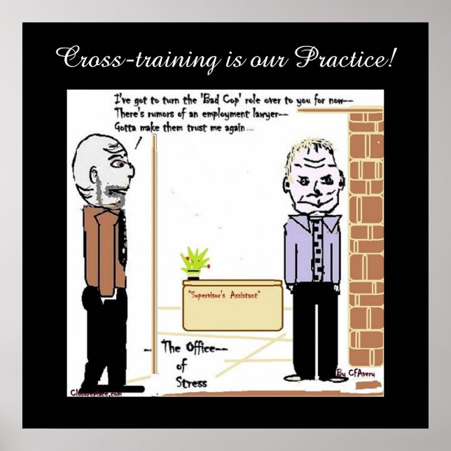 Poster Treinamento Cruzado no Trabalho! (Frente)