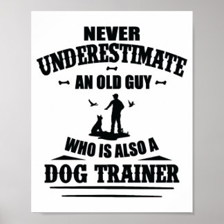 Poster Treinamento de cães cães cães em cães Escola de Cã