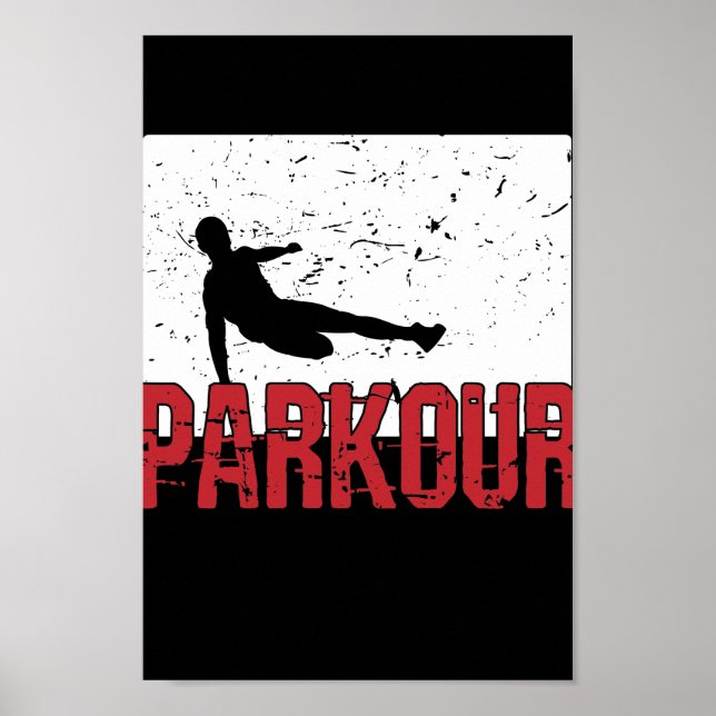 Poster Treinamento de Parkour (Frente)
