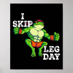 Poster Treinamento De Peso De Gym I Ignorar Dia 1