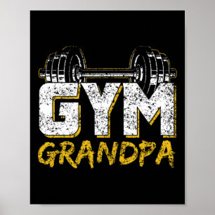 Poster Treinamento de Treino de Avô Academia Fitness Leva