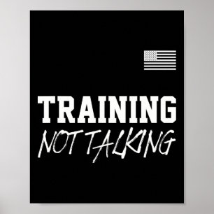 Poster Treinamento Sem Conversação de Citação de Gym - Cr