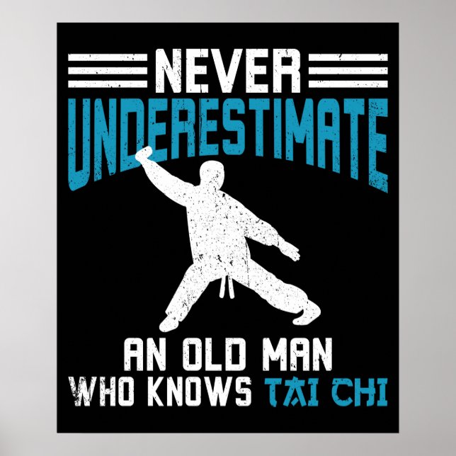Poster Treinamento Tai Chi Old Man Tai Chi (Frente)