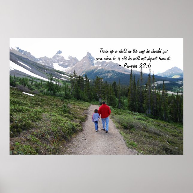 Póster Treinar uma criança... (Frente)