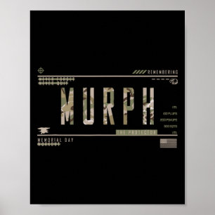 Poster treino memorial dia Murph wod militar wor Murph 