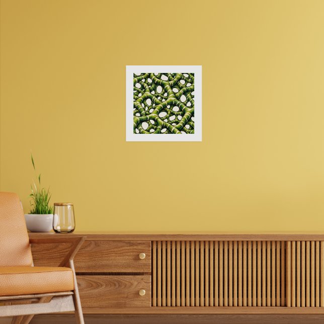 Poster Treliça Esmeralda (Sala de Estar 2)