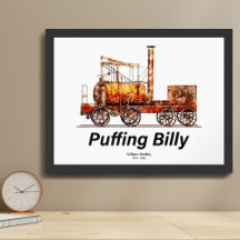 Trem a vapor Puffing Billy Locomotiva Inglesa