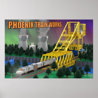 Poster Trem Atômico PTW na Ponte