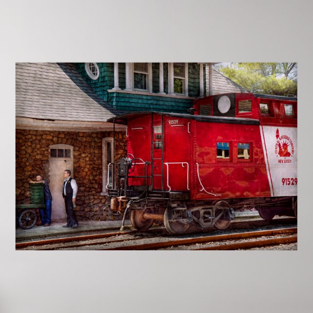 Poster Trem - Caboose - Fim de linha (Frente)