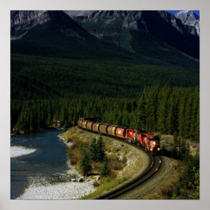 Póster Trem canadense