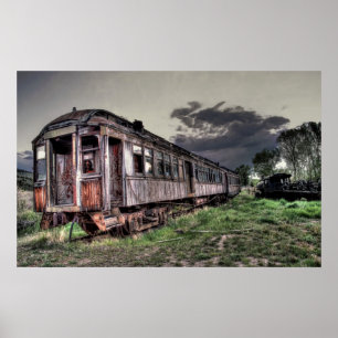 Póster Trem da cidade fantasma - Montana