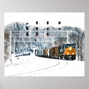 Poster Trem da neve