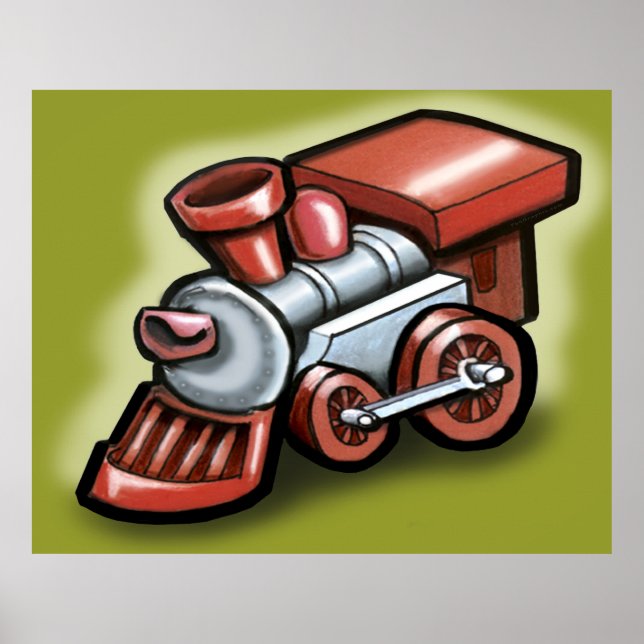 Poster Trem de Brinquedo (Frente)