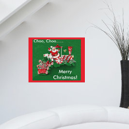 Póster Trem de Doces do Papai Noel