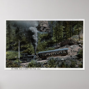 Póster Trem de Engrenagem Subindo