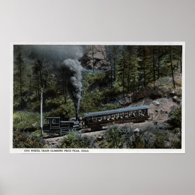 Póster Trem de Engrenagem Subindo (Frente)