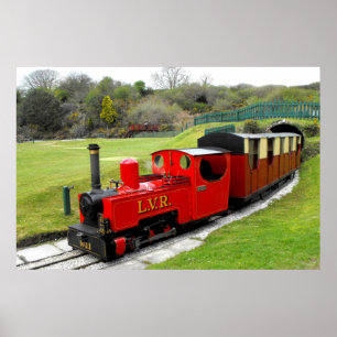 Poster Trem do vapor de Zebedee