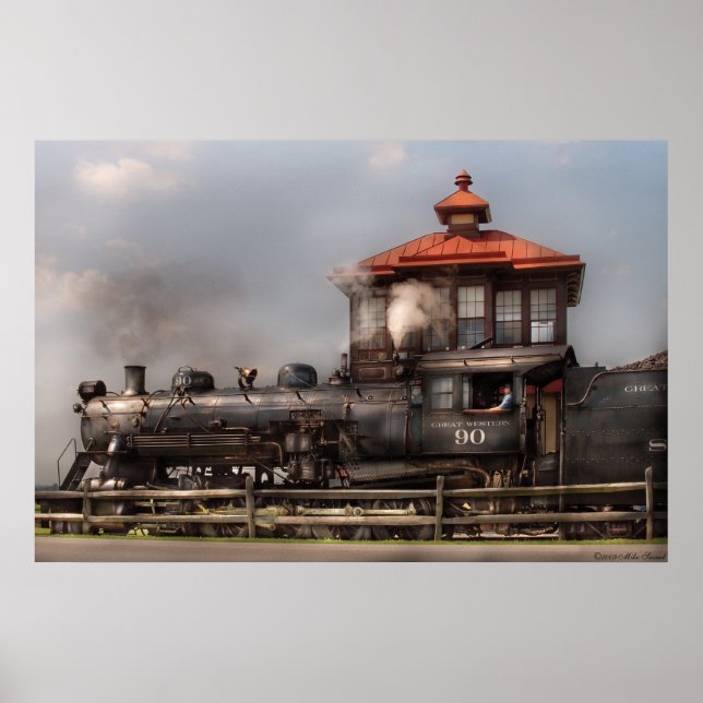 Póster Trem - The Great Western 90 (Frente)