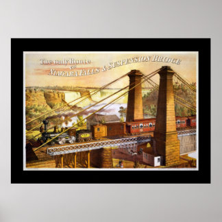Poster Trem Vapor Ferrovia Motor Steampunk Destino