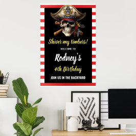 Poster Treme Minhas Cerdas Festa Pirata