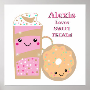 Poster Tremores Personalizados E Doentes Rosquinhas