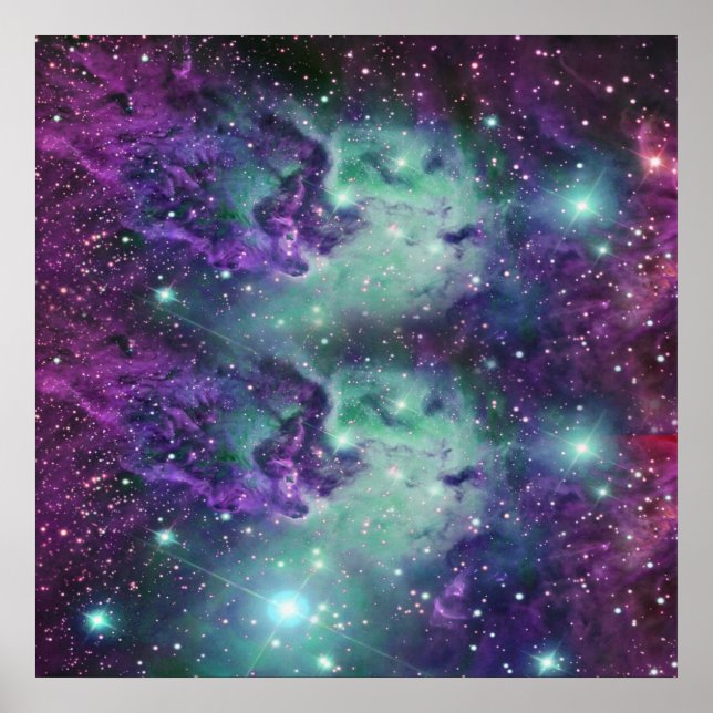Póster Trendy Legal Sparkly New Nebula Design (Frente)
